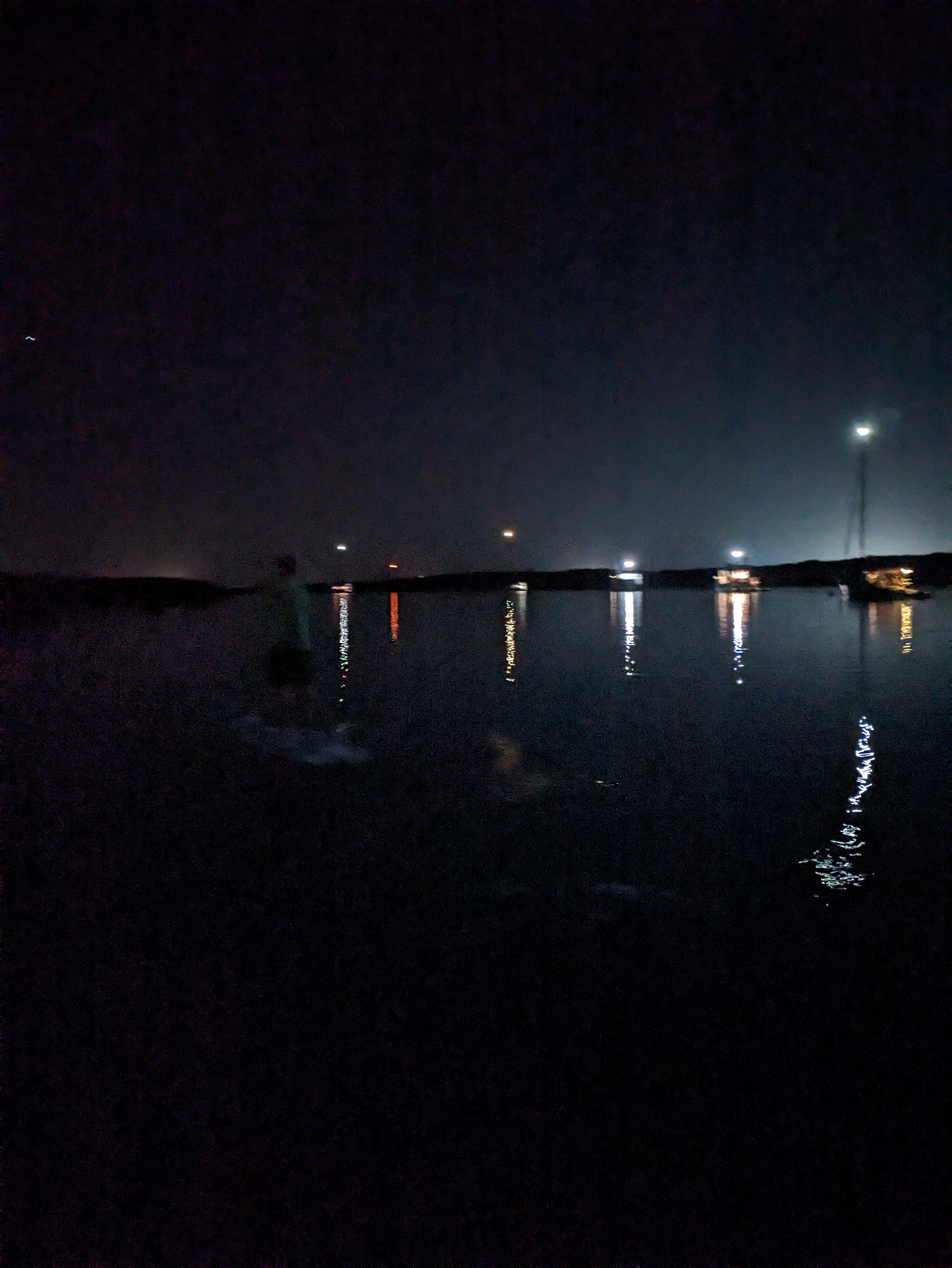 Jules night paddleboard